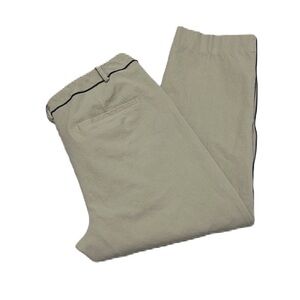 Lysse New York, Beige and Black, Belt Loops, Pull On Ankle Pants Size XL